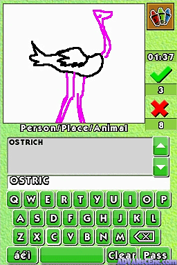 Pictionary screenshot 3 for Nintendo DS